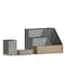 Flash Furniture 3PC Galvanized Metal and Rustic Wood Organizer Set HFMHD-GDIS-CRE8-302315-GG - alternate 5